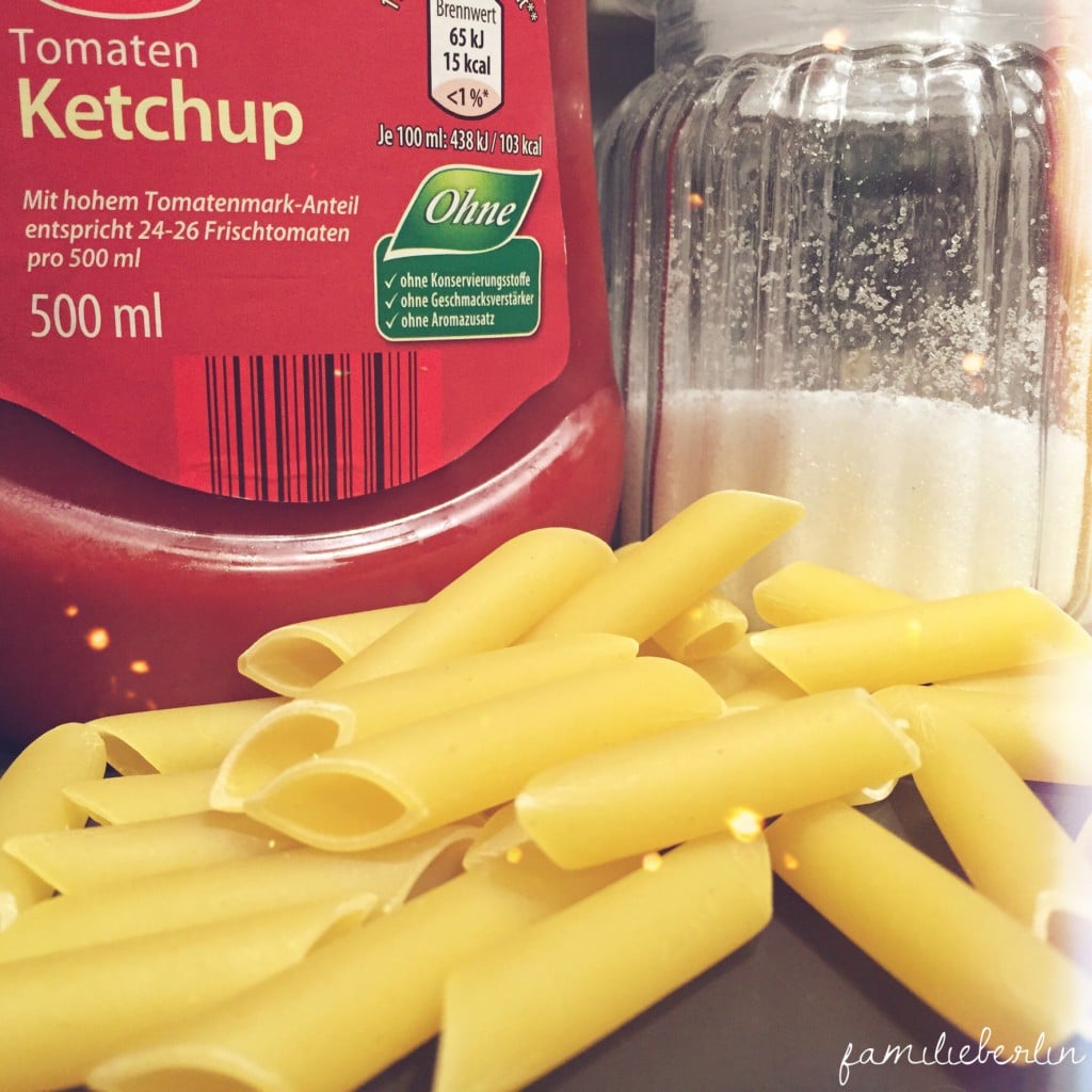 Soulfood Ketchup Pasta Zucker